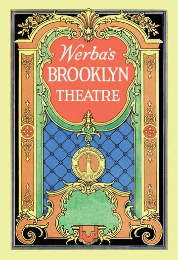 Werba's Brooklyn Theatre 12x18 Giclee on canvas