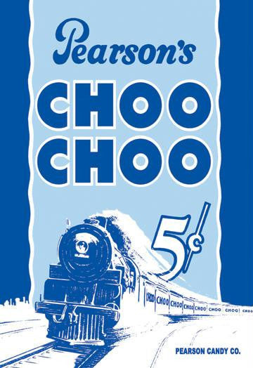 Pearson's Choo Choo 12x18 Giclee on canvas