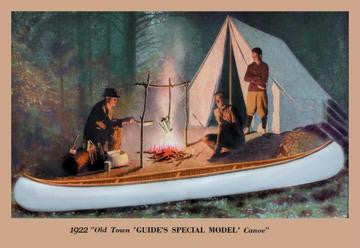 Guide's Special Model' Canoe 12x18 Giclee on canvas