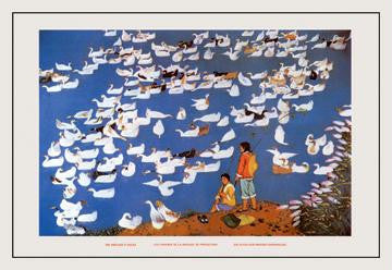 The Brigade's Ducks 12x18 Giclee on canvas