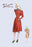 Casual Dress in Autumn Orange 12x18 Giclee on canvas