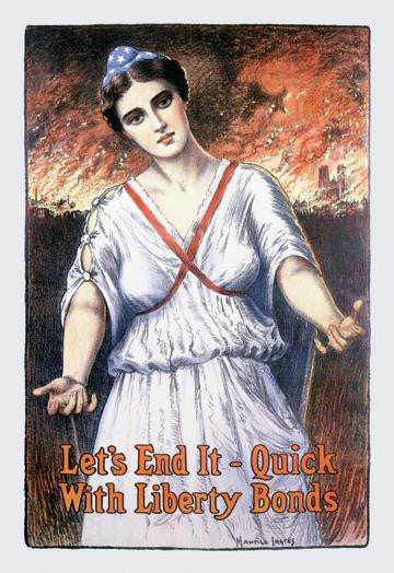 Let's End It - Quick 12x18 Giclee on canvas