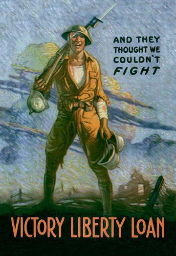 And They Thought We Couldn't Fight 12x18 Giclee on canvas