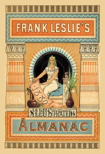 Frank Leslie's Illustrated Almanac: Egypt  1880 12x18 Giclee on canvas