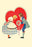 Take A Bow At The Heart 12x18 Giclee on canvas