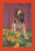 Dog with Chicks 12x18 Giclee on canvas