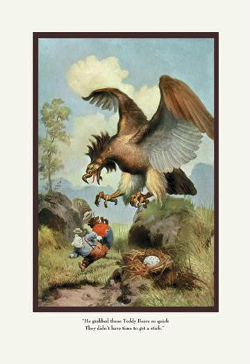 Teddy Roosevelt's Bears: Grabbed 12x18 Giclee on canvas