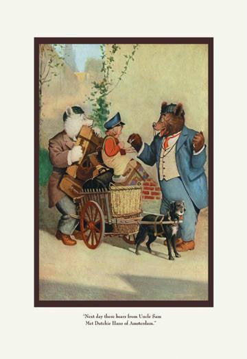 Teddy Roosevelt's Bears: Dutchie Hans 12x18 Giclee on canvas