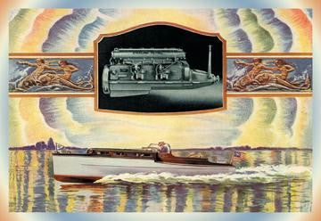 32' Toppan Champion Glenroc Cruiser 12x18 Giclee on canvas