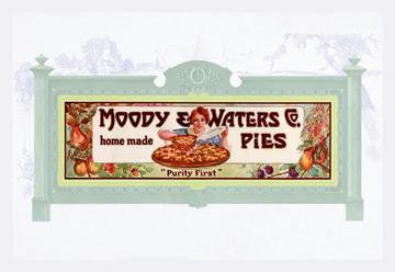 Moody & Water's Pies Co. 12x18 Giclee on canvas