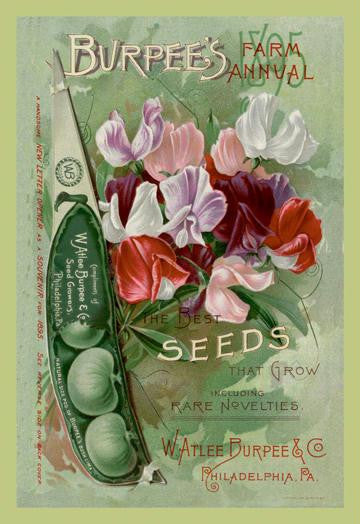 Burpee's Farm Annual: The Best Seeds That Grow 12x18 Giclee on canvas