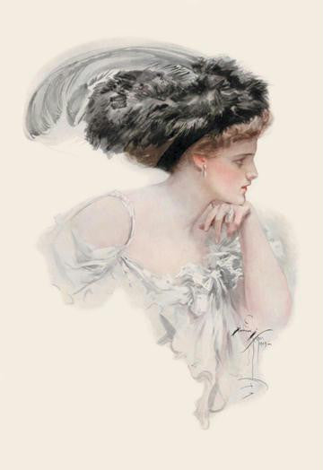 Her Bosom's Like a Frozen Lake 12x18 Giclee on canvas