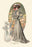 Le Costume Royal: Lady in Green 12x18 Giclee on canvas