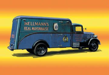 Wellmann's Mayo Truck 12x18 Giclee on canvas