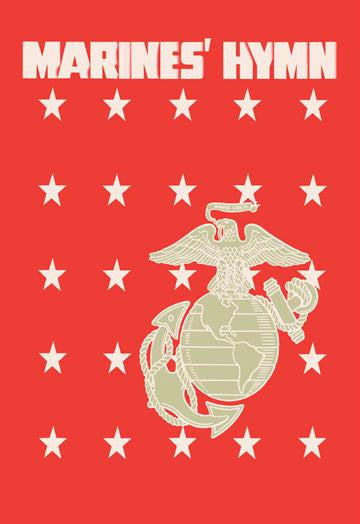 The Marines' Hymn #2 12x18 Giclee on canvas