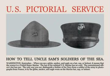 How to Tell Uncle Sam's Soldiers of the Sea 12x18 Giclee on canvas
