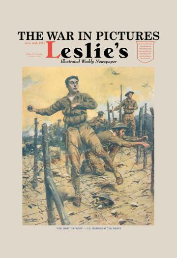 Leslie's: The War in Pictures 12x18 Giclee on canvas