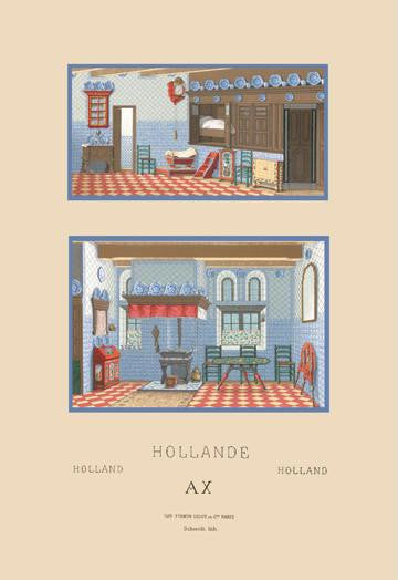 A Middle-Class Dutch Home 12x18 Giclee on canvas