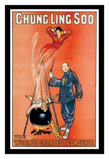 Chung Ling Soo - The World's Greatest Conjurer 12x18 Giclee on canvas