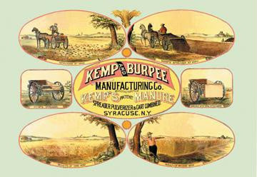 Kemp's Patent Manure Spreader 12x18 Giclee on canvas