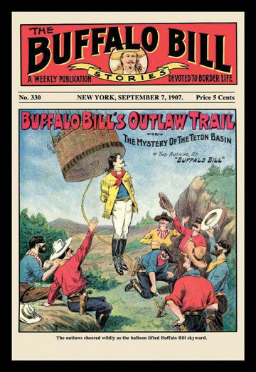 The Buffalo Bill Stories: Buffalo Bill's Outlaw Trail 12x18 Giclee on canvas