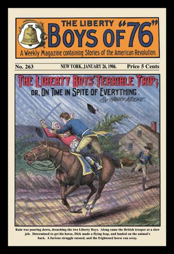 The Liberty Boys of 76: The Liberty Boys' Terrible Trip 12x18 Giclee on canvas