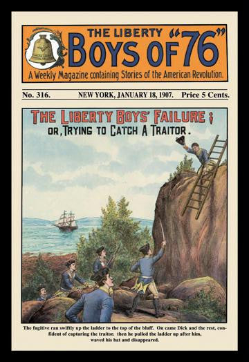 The Liberty Boys of 76: The Liberty Boys' Failure 12x18 Giclee on canvas