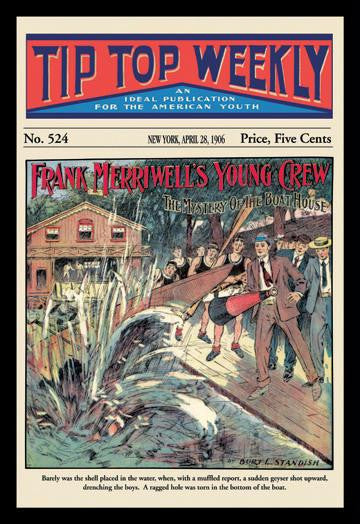 Tip Top Weekly: Frank Merriwell's Young Crew 12x18 Giclee on canvas