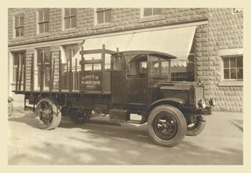 St. Mary's Truck 12x18 Giclee on canvas