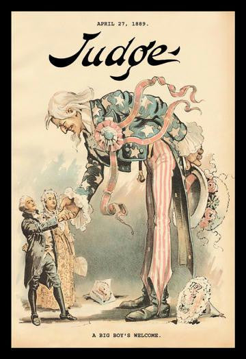 Judge Magazine: A Big Boy's Welcome 12x18 Giclee on canvas