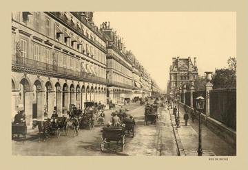 Rivoli Street 12x18 Giclee on canvas