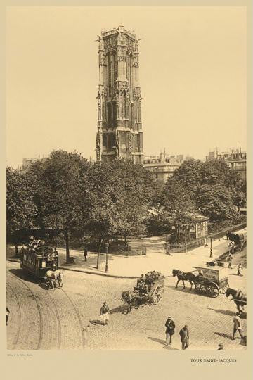 St. James's Tower 12x18 Giclee on canvas
