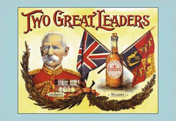 Two Great Leaders- Lord Roberts and Wilson's 12x18 Giclee on canvas
