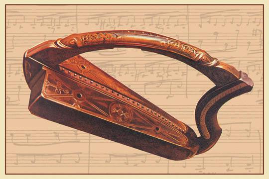 Queen Mary's Harp 12x18 Giclee on canvas