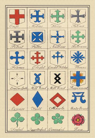 Crosses and Charges 12x18 Giclee on canvas