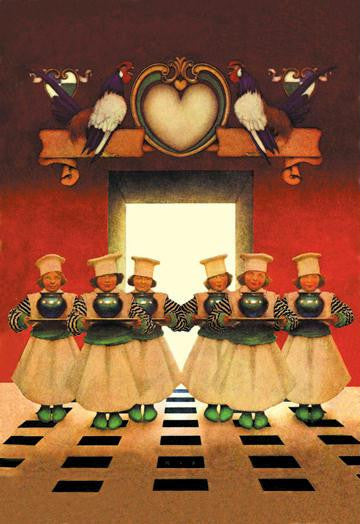 The Cooks' Helpers 12x18 Giclee on canvas
