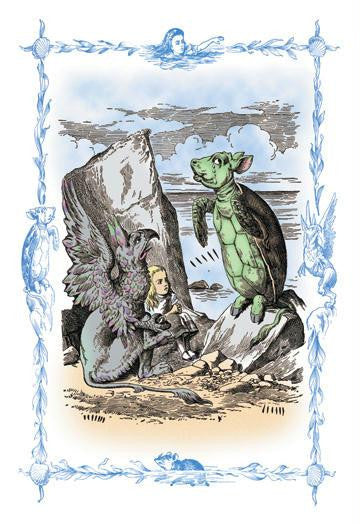 Alice in Wonderland: The Mock Turtle's Story 12x18 Giclee on canvas