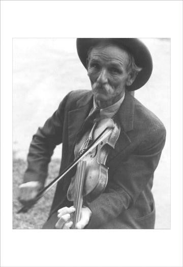 Fiddlin' Bill Henseley  Mountain Fiddler 12x18 Giclee on canvas