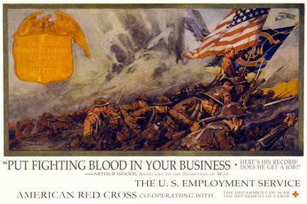 Put fighting blood in your business. Here's his record! Does he get a Job! 12x18 Giclee on canvas