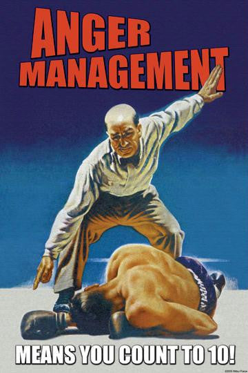 Anger Management 12x18 Giclee on canvas