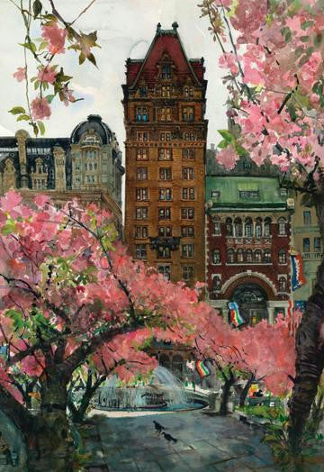 Cherry Blossoms 12x18 Giclee on canvas