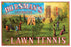 Horsman's Celebrated Lawn Tennis 12x18 Giclee on canvas