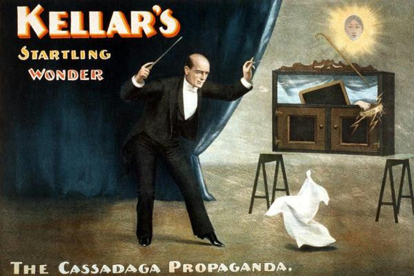 Kellar's startling wonder 12x18 Giclee on canvas