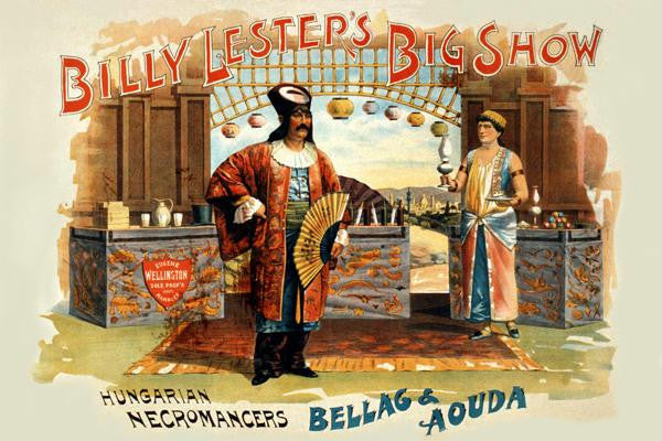Billy Lester's Big Show 12x18 Giclee on canvas