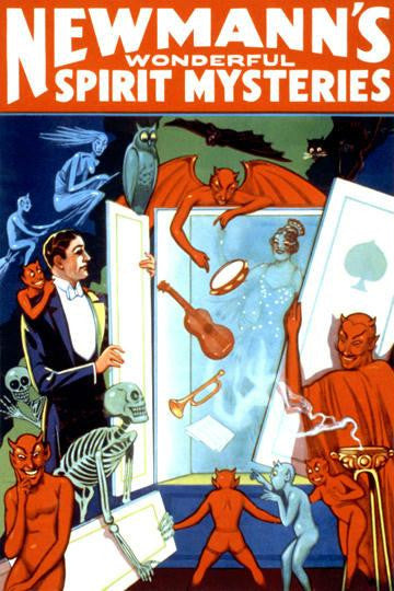 Newmann's wonderful spirit mysteries 12x18 Giclee on canvas