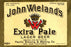 John Wieland's Extra Pale Lager Beer 12x18 Giclee on canvas