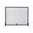 Single Panel Black Wrought Iron Sparkguard - Large