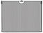 Single Panel Curved  Black Wrought Iron Sparkguard