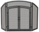 3 Fold Black Wrought Iron Arch Top W- Doors