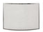 Single Panel Curved Pewter Screen